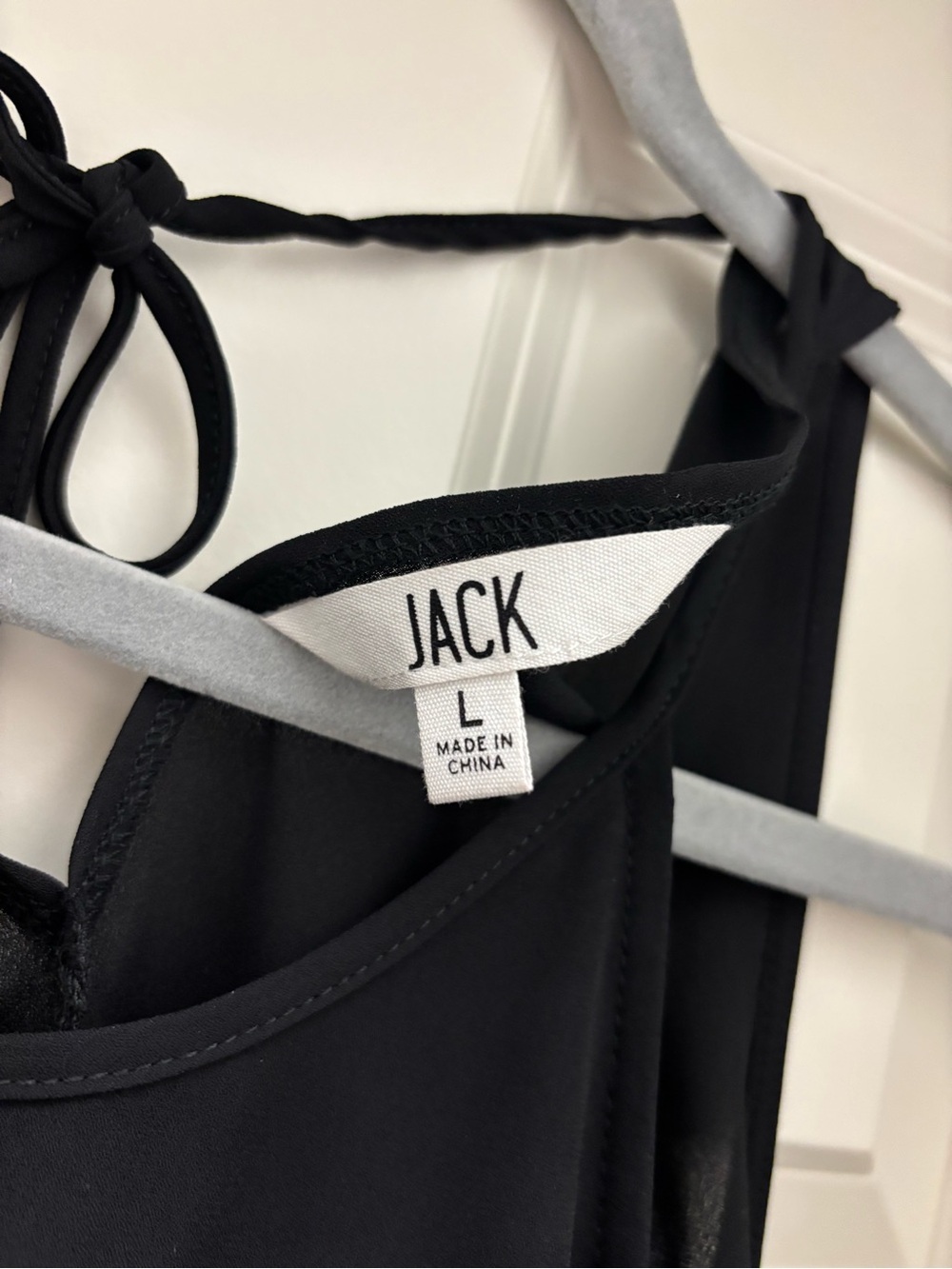 Jack by BB Dakota Black Satin-Look Top - Picture 3 of 5